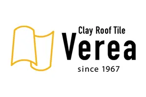 Logo of Verea Clay Roof Tiles featuring a yellow tile icon and text.